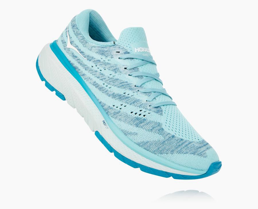 Hoka One One Cavu 3 - Women Walking Shoes - Blue,Australia NDM-357109